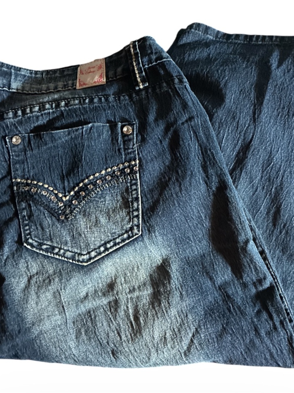 Jeans Colony Stretch Denim Knicker Crop Jeans – Size 16